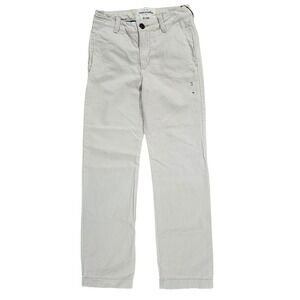 Abercrombie Kids Boys 12 Slim Khaki Chino Pants Straight Leg Casual